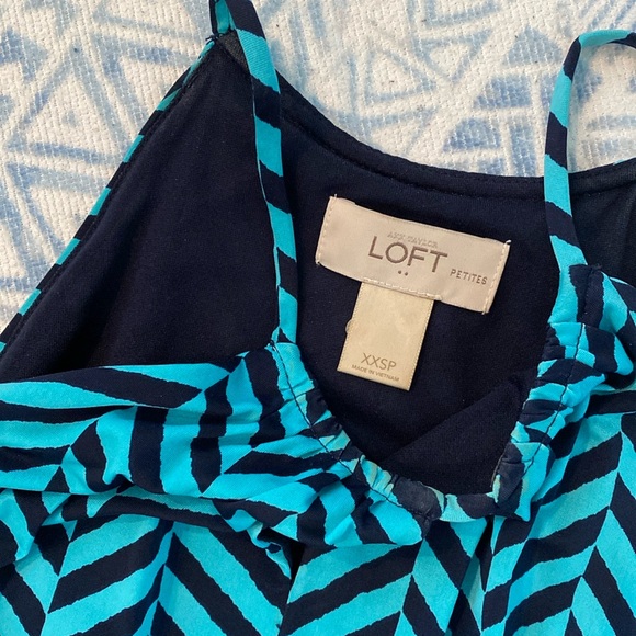 LOFT Turquoise Maxi Dress - Picture 3 of 6